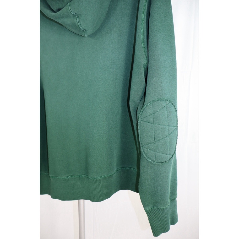 Vintage 90s Polo Ralph Lauren Hoodie Mens 2XL Green Henley Button Pullover - Picture 4 of 12